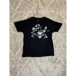 Disney Nightmare Before Christmas T-Shirt Men's Large Black Graphic Logo Tee